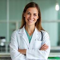 Dr Hélène Faure en consultation vétérinaire